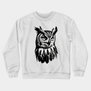 Great Horned Owl Crewneck Sweatshirt